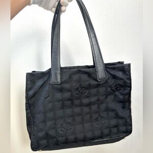 Chanel Nylon Travel Tote Black